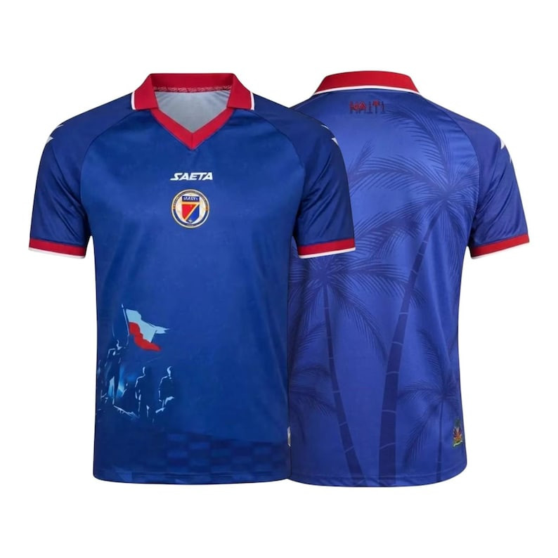 Haiti Football Jersey 2026 World Cup Fan Shirt Blue Soccer Jersey Gift for Him gallery