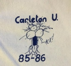 Vtg 80s Carleton University Faded Lanark House Rugby Polo Shirt S Track Grunge
