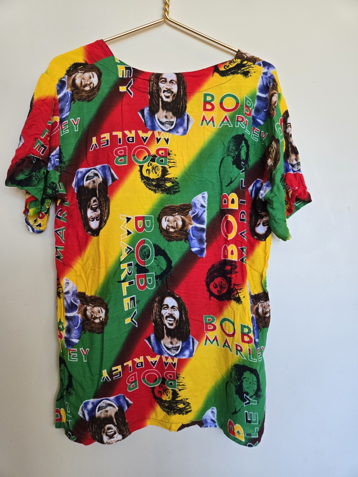 Vintage Bob Marley Karan Shirt Pull Over Slip On Men's Women's Large gallery