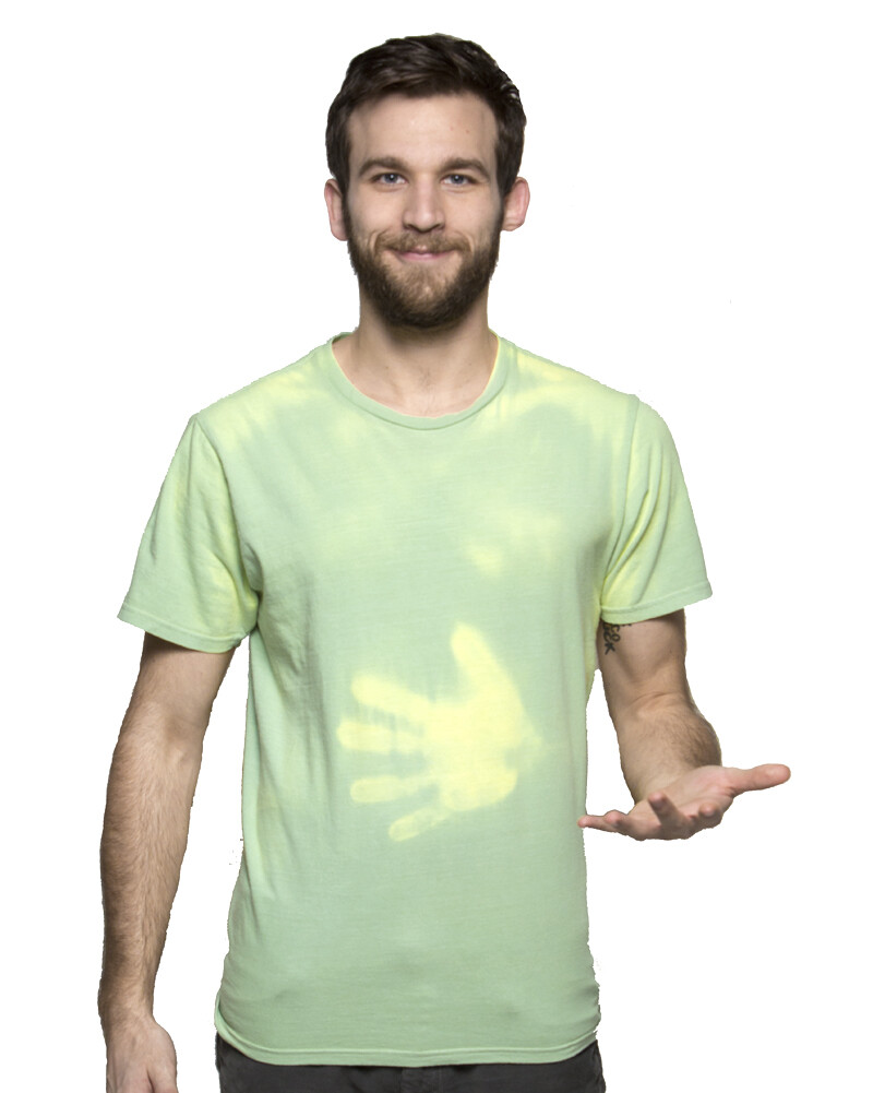 Shadow Shifter Color Changing Adult GREEN TO YELLOW T-Shirts like 90s Hypercolor gallery