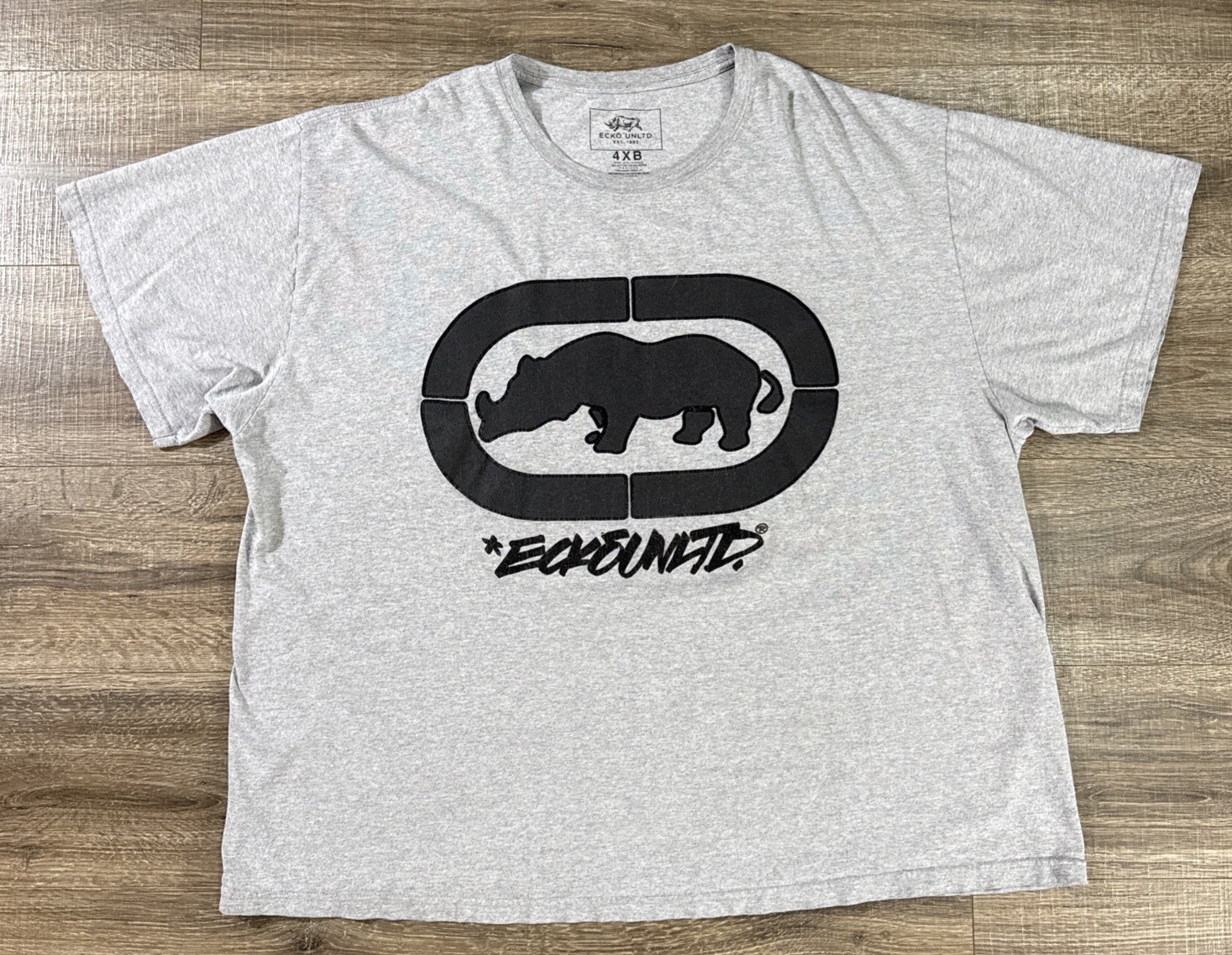 Vintage Ecko Unltd Mens T Shirt 4 XB Hip Hop Baggy Streetwear 90s Y2K Skater gallery
