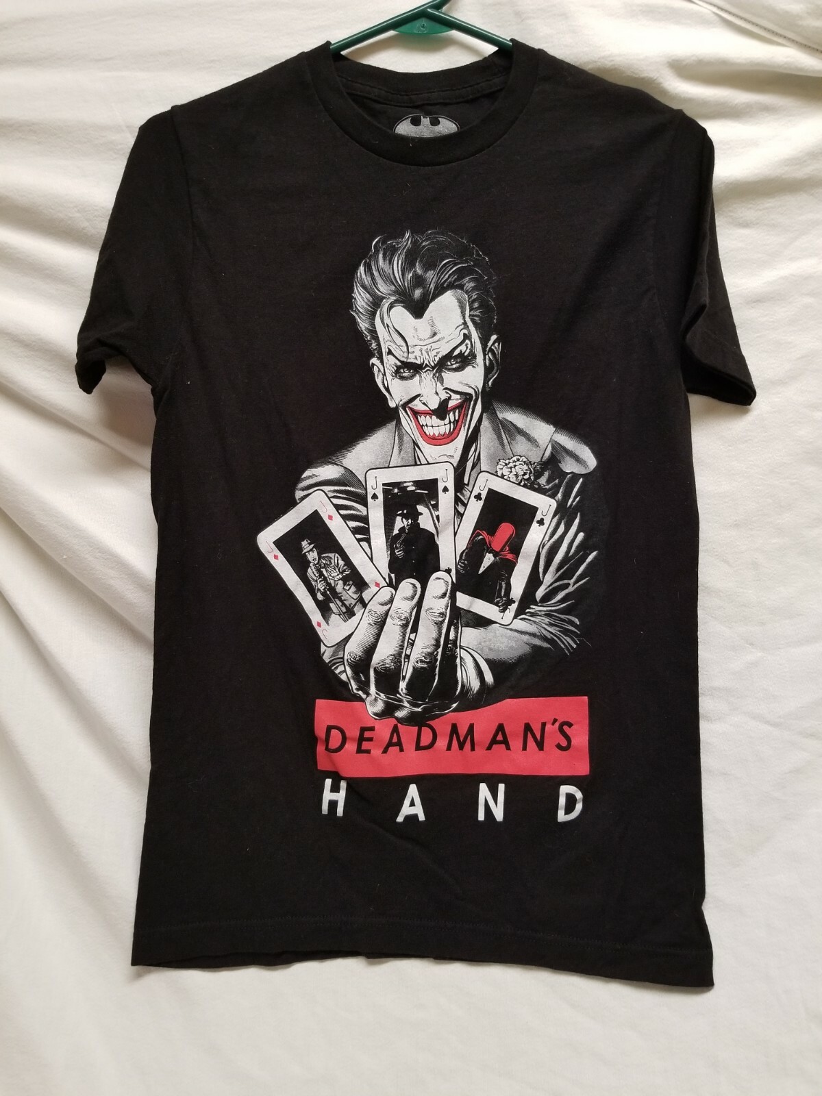 Joker Deadmans Hand T Shirt Size Small Batmam DC
