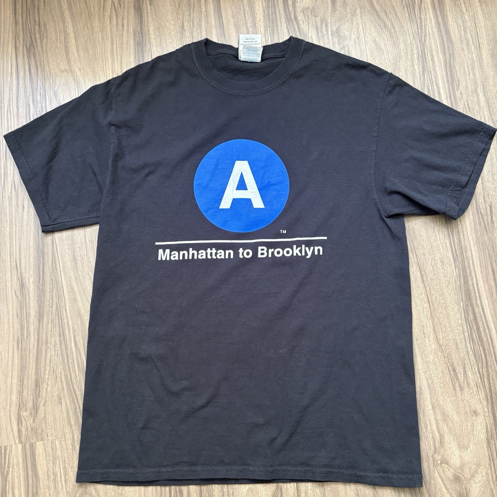 NYC Subway Line A Train Manhattan to Brooklyn T-Shirt