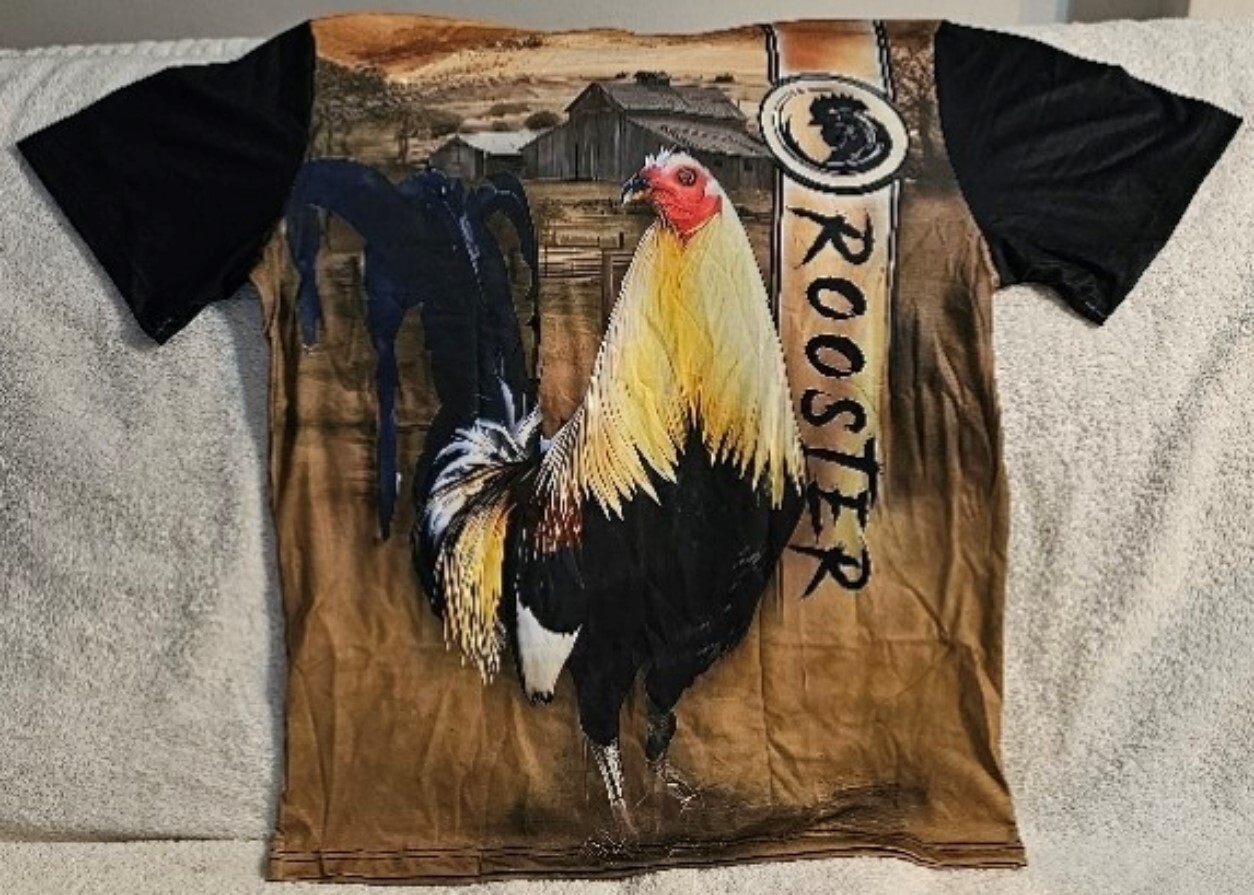 ROOSTER FARM BIRD ANIMAL COUNTRY OUTDOOR T-SHIRT gallery