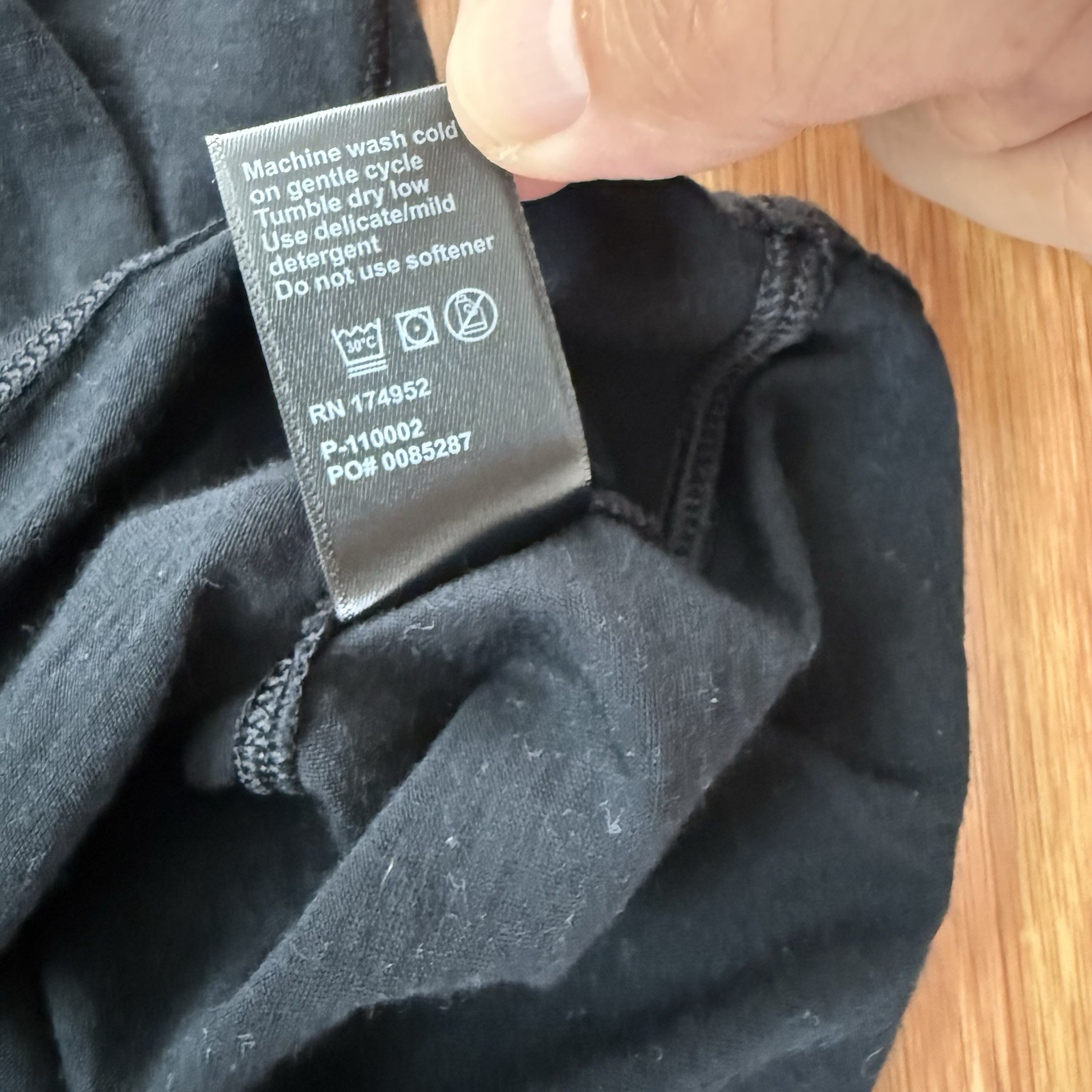 Proof 72-Hour Merino Wool Blend T Shirt Men Medium Black Huckberry Casual SS gallery