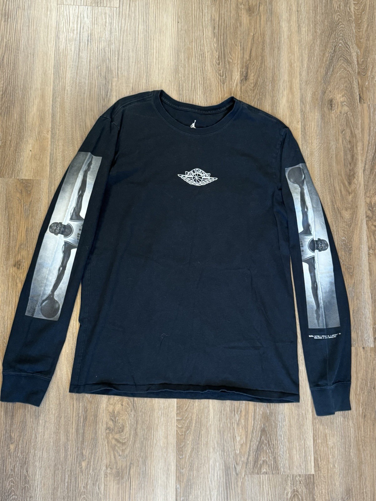 Jordan Wingspan Long Sleeve T Shirt “6 Rings 2 Golds 5 MVP’s Two Three” Sz Lrg gallery
