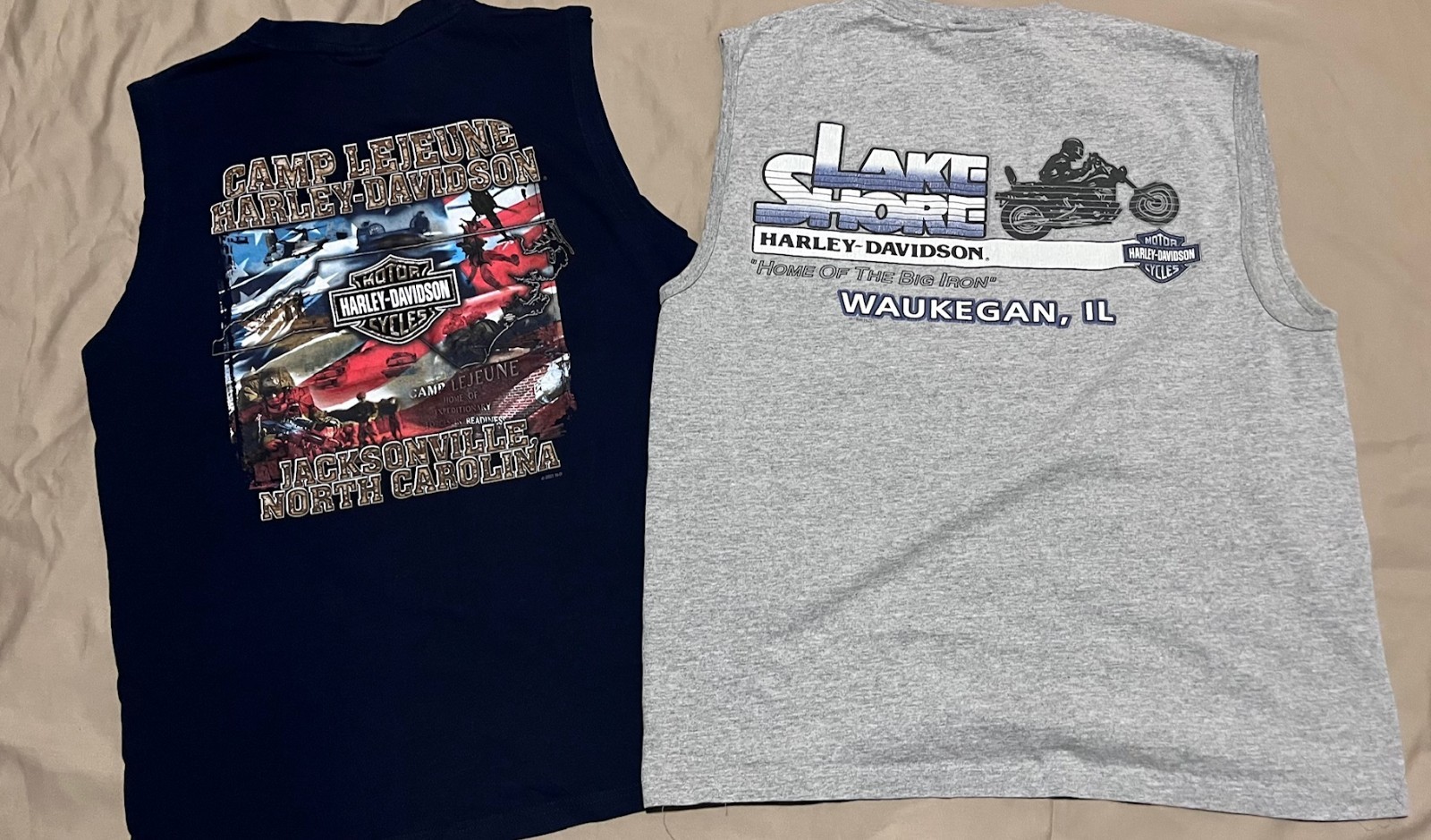 Harley Davidson Motorcycles Shirts Various sizes Lot of 7 FREE BEANIE gallery