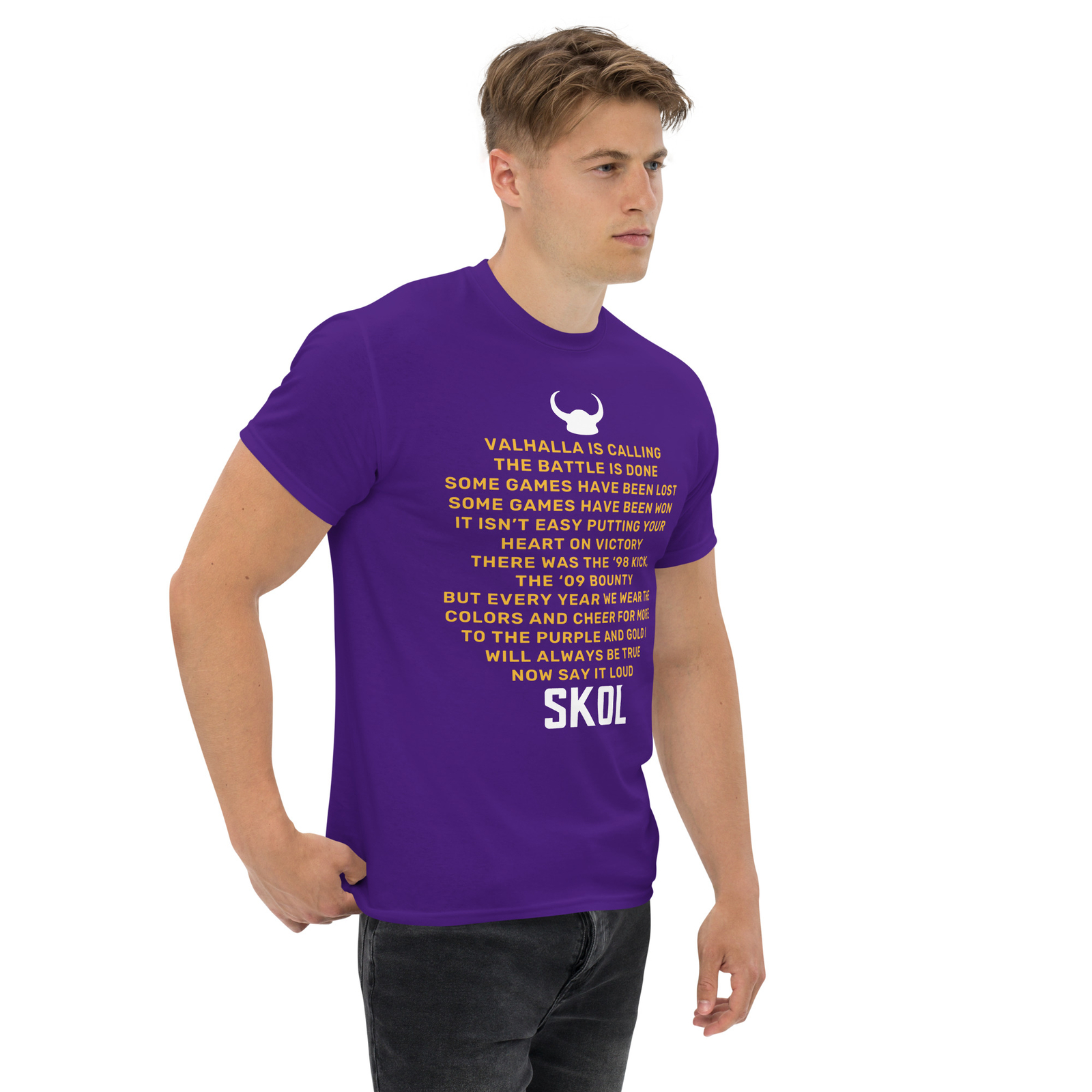 Valhalla is Calling Vikings Minnesota Football Poem Unisex T-Shirt S,M,L,XL,2X gallery