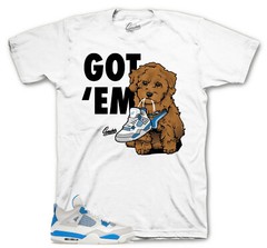 Sneaker Tees Match Jordan 4 Industrial Blue Shoes Military – Copped Em Shirt