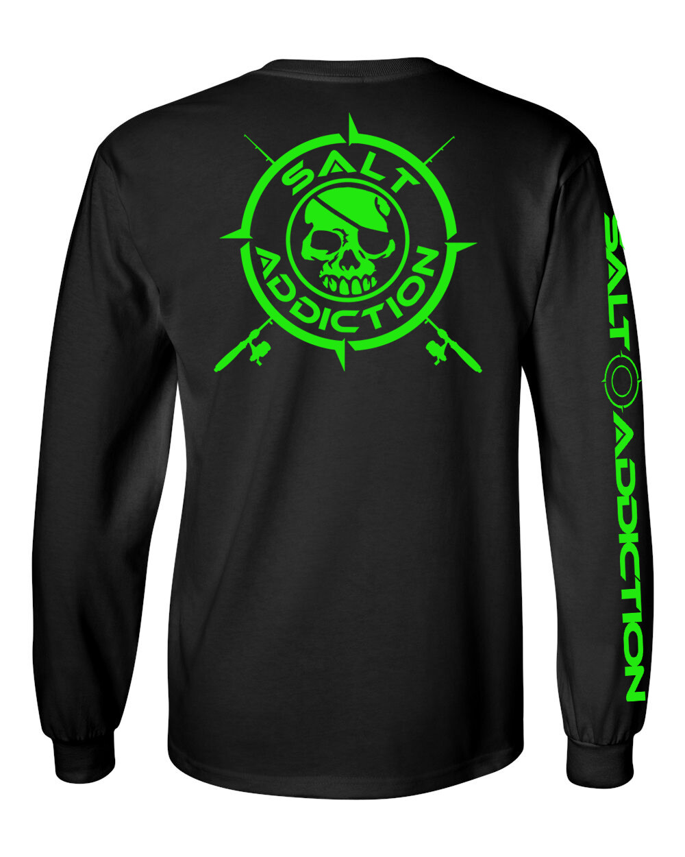 Salt Addiction t shirt long sleeve fishing t shirt saltwater apparel pirate gallery
