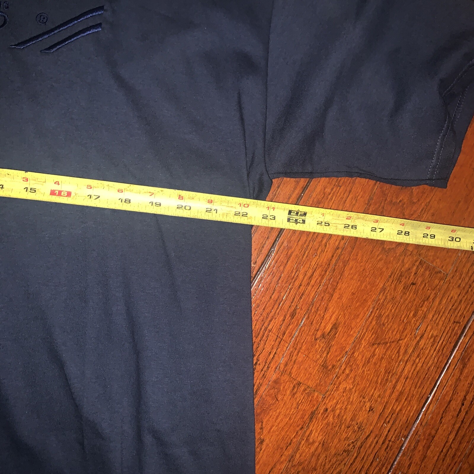 Vintage 90's Marithe Francois Girbaud FADED Logo T-Shirt Men’s XL Navy Blue gallery