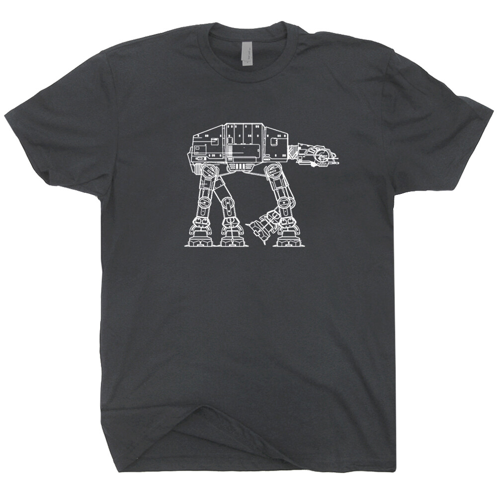 At-At T Shirt Robot Shirts Cool Retro Vintage 80s Movie Tee Geek Science gallery