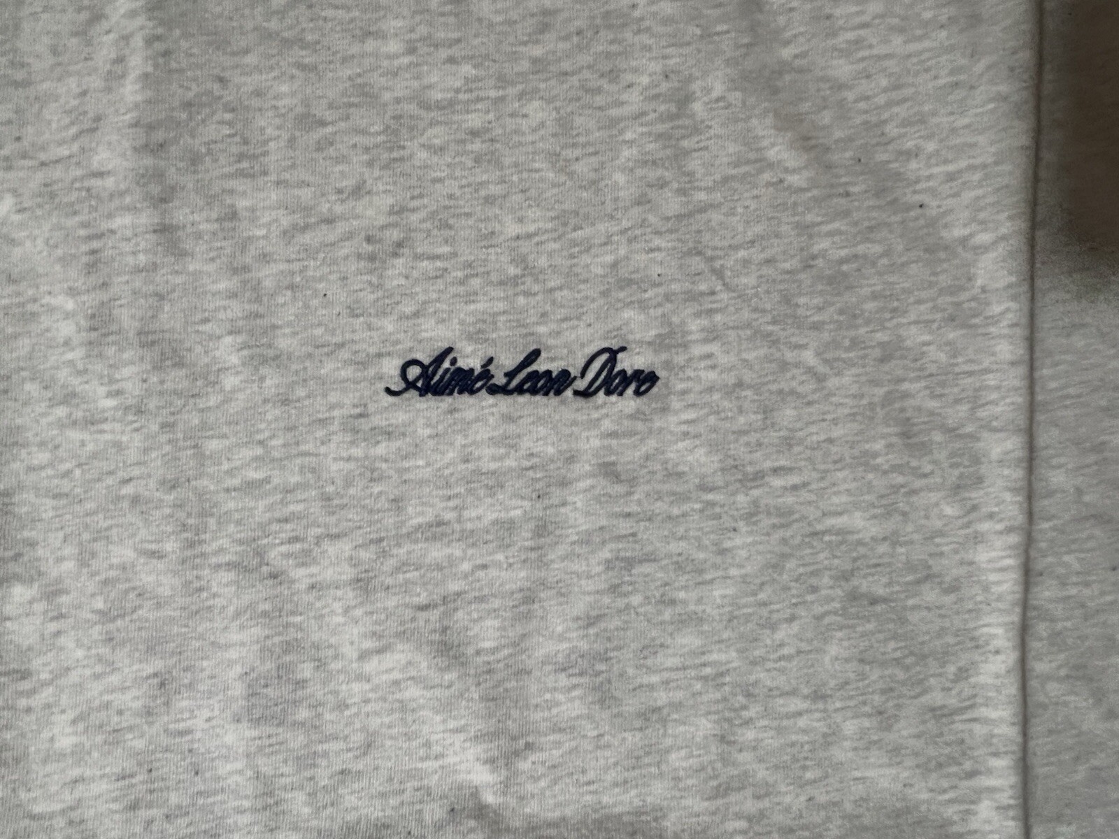 Aime Leon Dore ALD Embroidered Logo Tee Silver Mix (Grey) Cotton T-Shirt XXL gallery