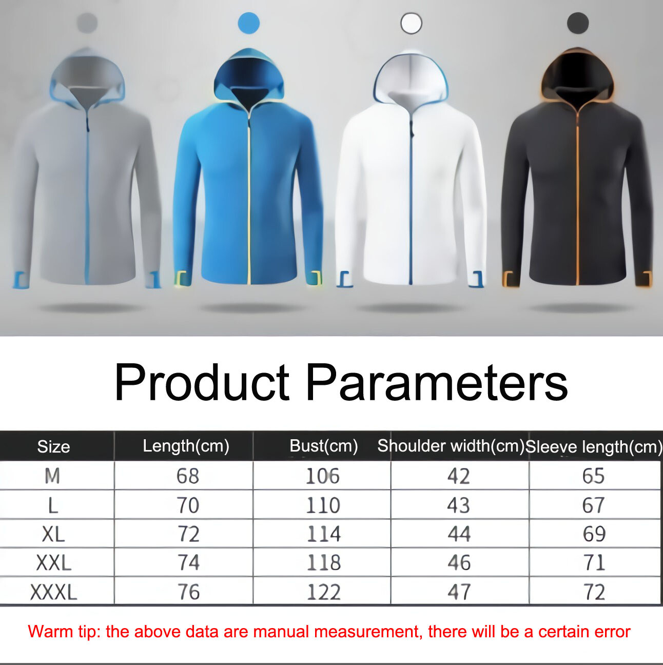 UPF 50+ Men UV Protection Jacket T-Shirt Hoodie Long Sleeve Outdoor Fishing Tops gallery