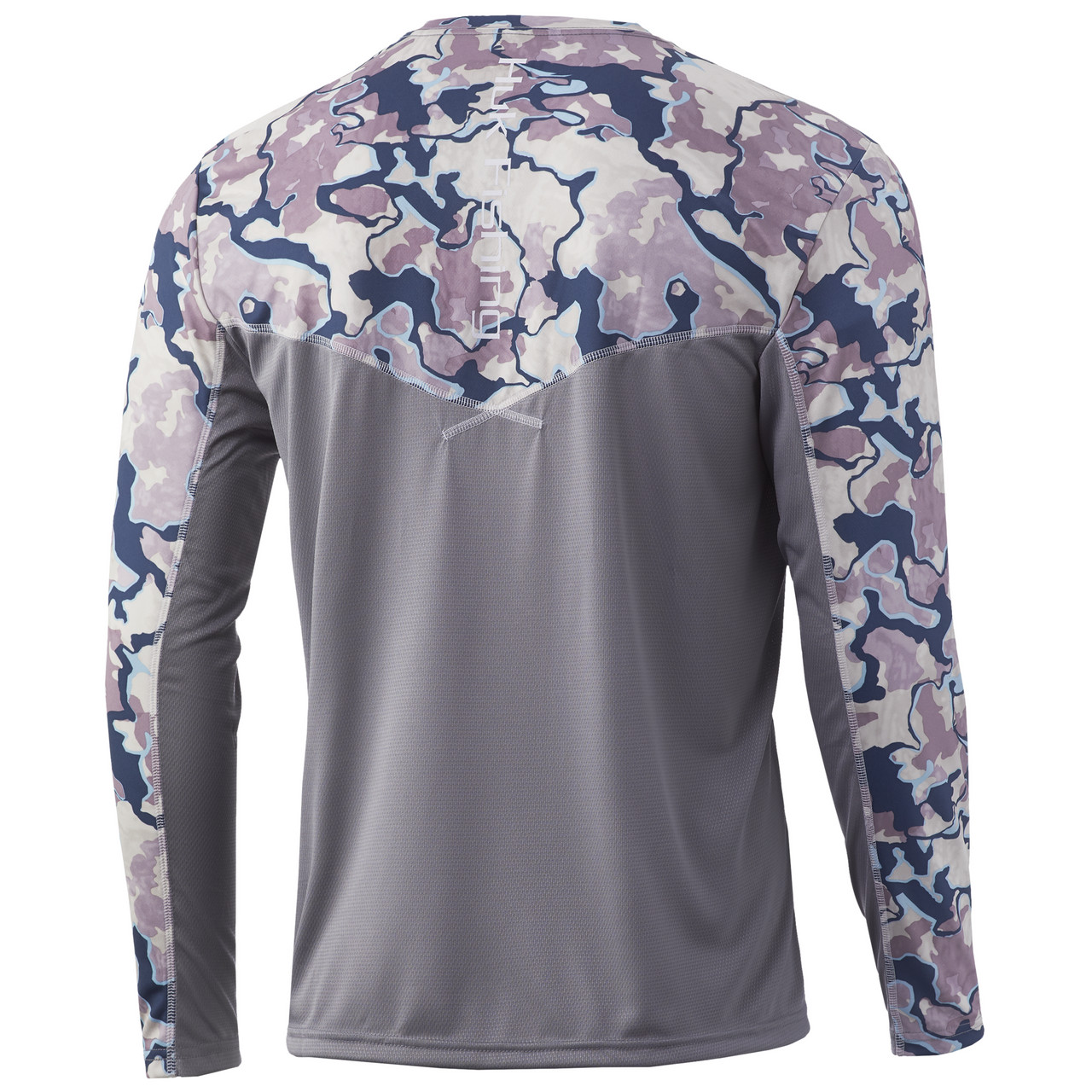 HUK Icon X Current Camo LS Shirt Current Ocean Tally H1200143-975 CHOOSE A SIZE! gallery