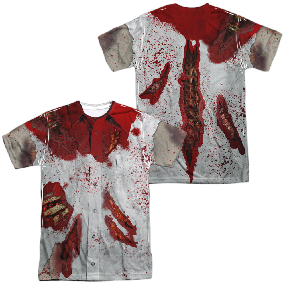 Rippied Zombie Unisex Adult Halloween Costume T Shirt (Front/Back), S-3XL gallery