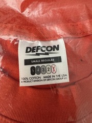 DEFCON GROUP – LOCKHEED MARTIN – Men’s Tee – Size Small – Red – Brand New