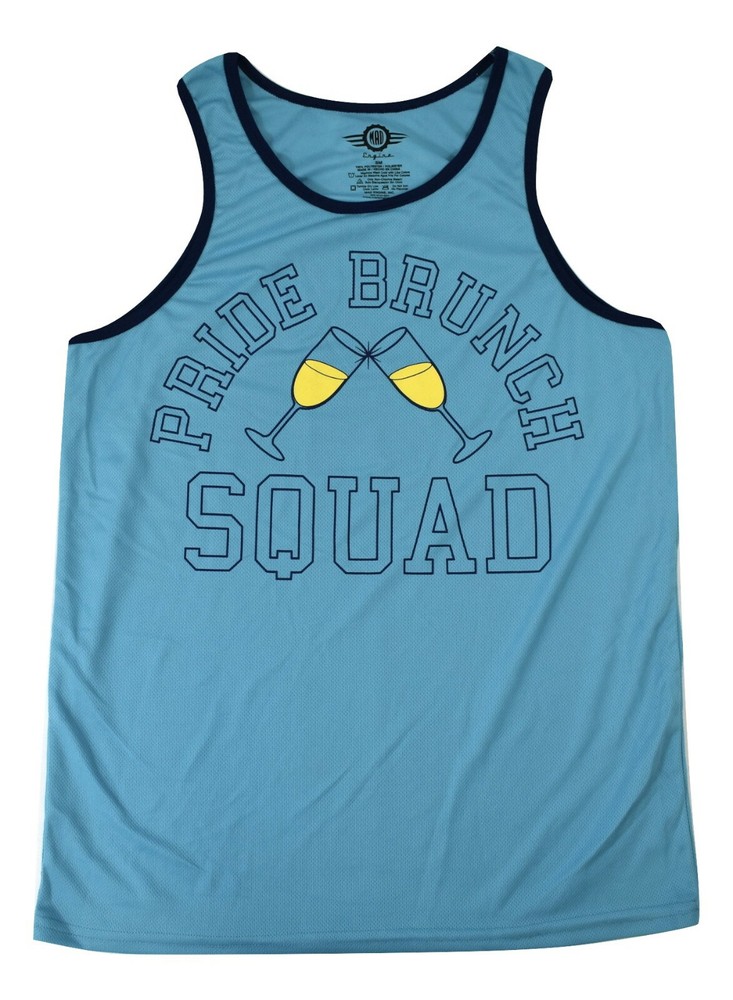 Mad Engine Mens Gay Pride Brunch Squad Tank Shirt NWT XS, S, M, L, XL, 2XL