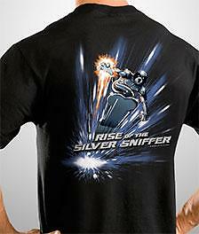 Rise Silver Sniffer Surfer Marvel Big Dogs T Shirt XLarge 2X 5X Black Cotton New gallery