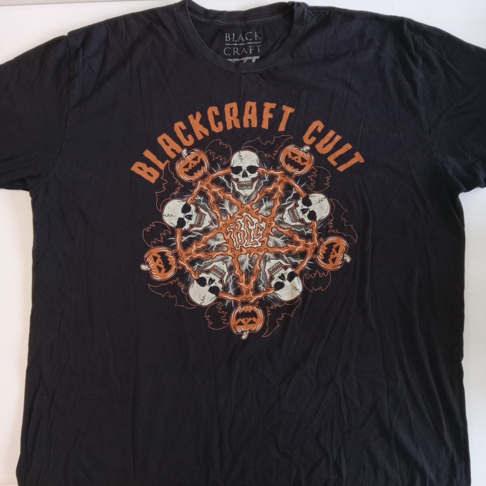 Black Craft Cult XXL /2XL T Shirt Pentagram & Skulls Blackcraft Cult 26" x 30" gallery