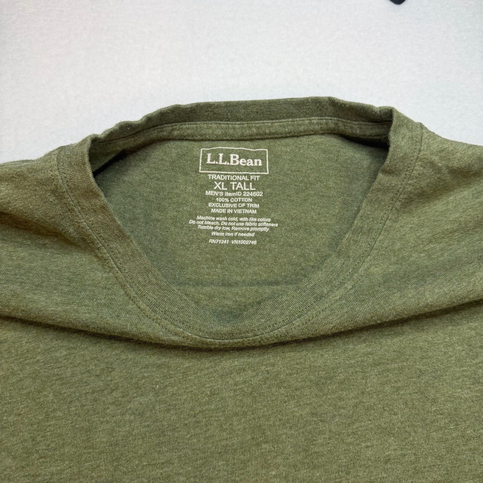 L.L. Bean Mens Traditional Fit Long Sleeve XLarge Tall Workwear Outdoor Fishing gallery