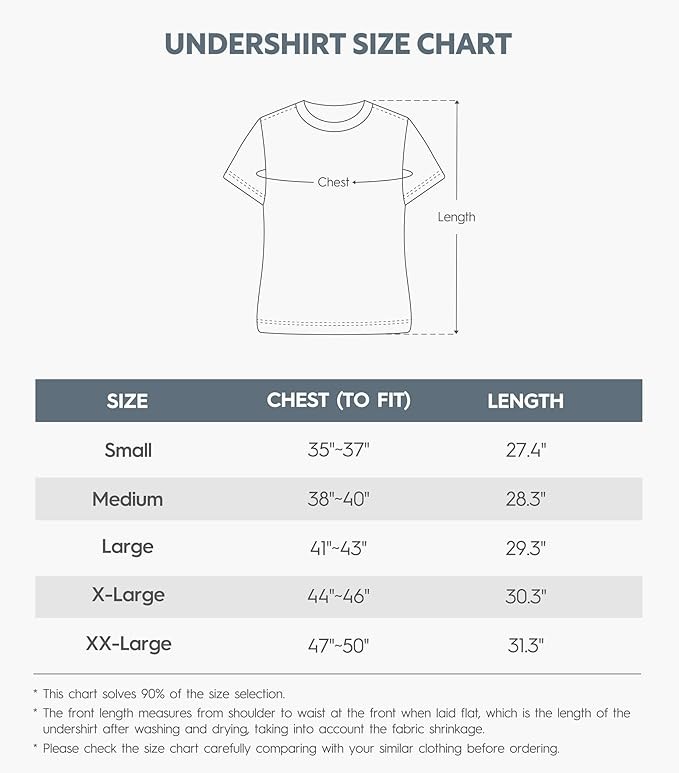 Men's Bamboo Rayon Crewneck Tees, Moisture-Wicking, Undershirts – 5 Pack gallery