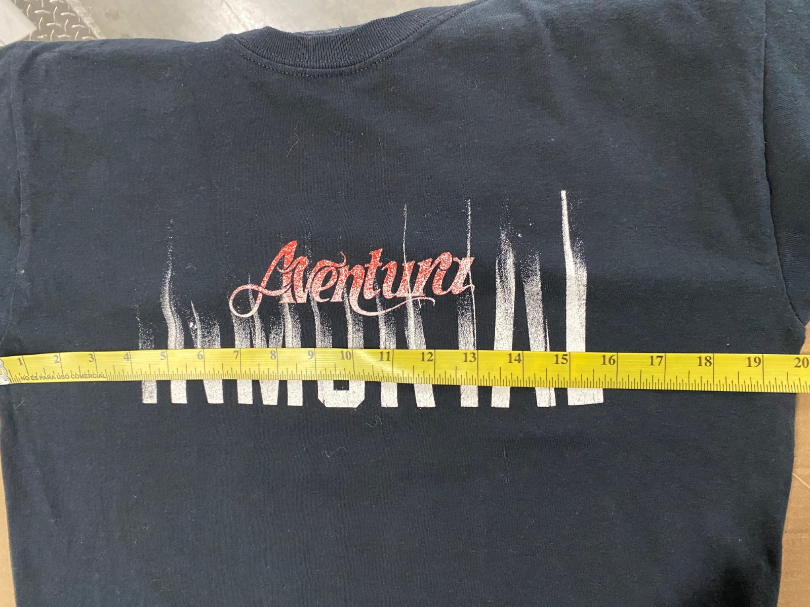 Aventura “Inmortal” BACHATA Black Double Sided The Thread Shop T Shirt SZ M gallery