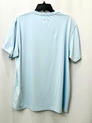 Eddie Bauer Mens Large Light Blue Short Sleeve Performance Graphic T-Shirt