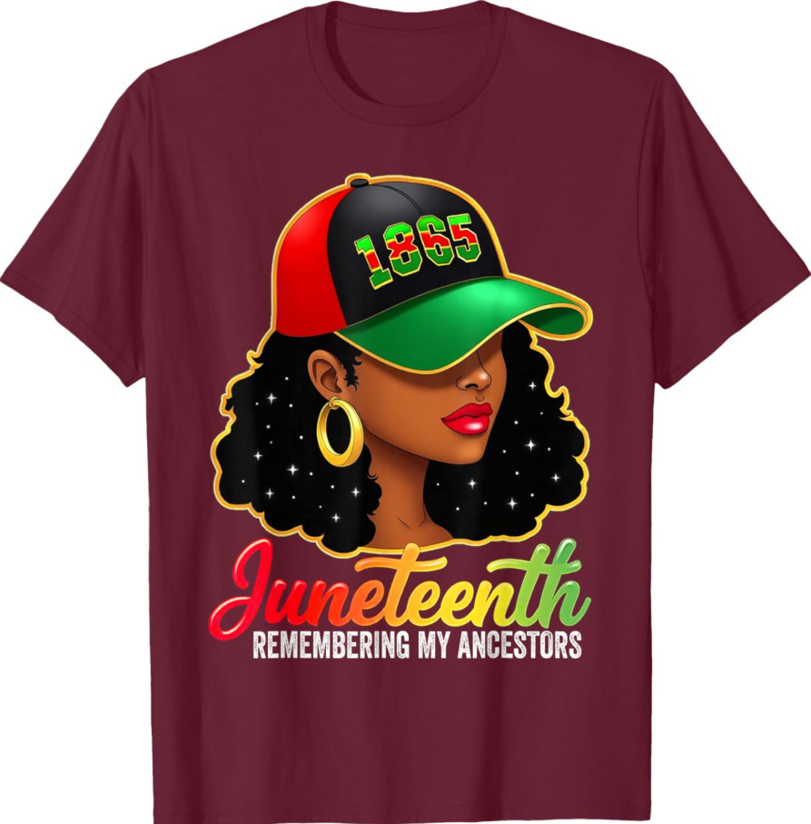 Juneteenth Remembering My Ancestors Black Women Juneteenth T-Shirt gallery