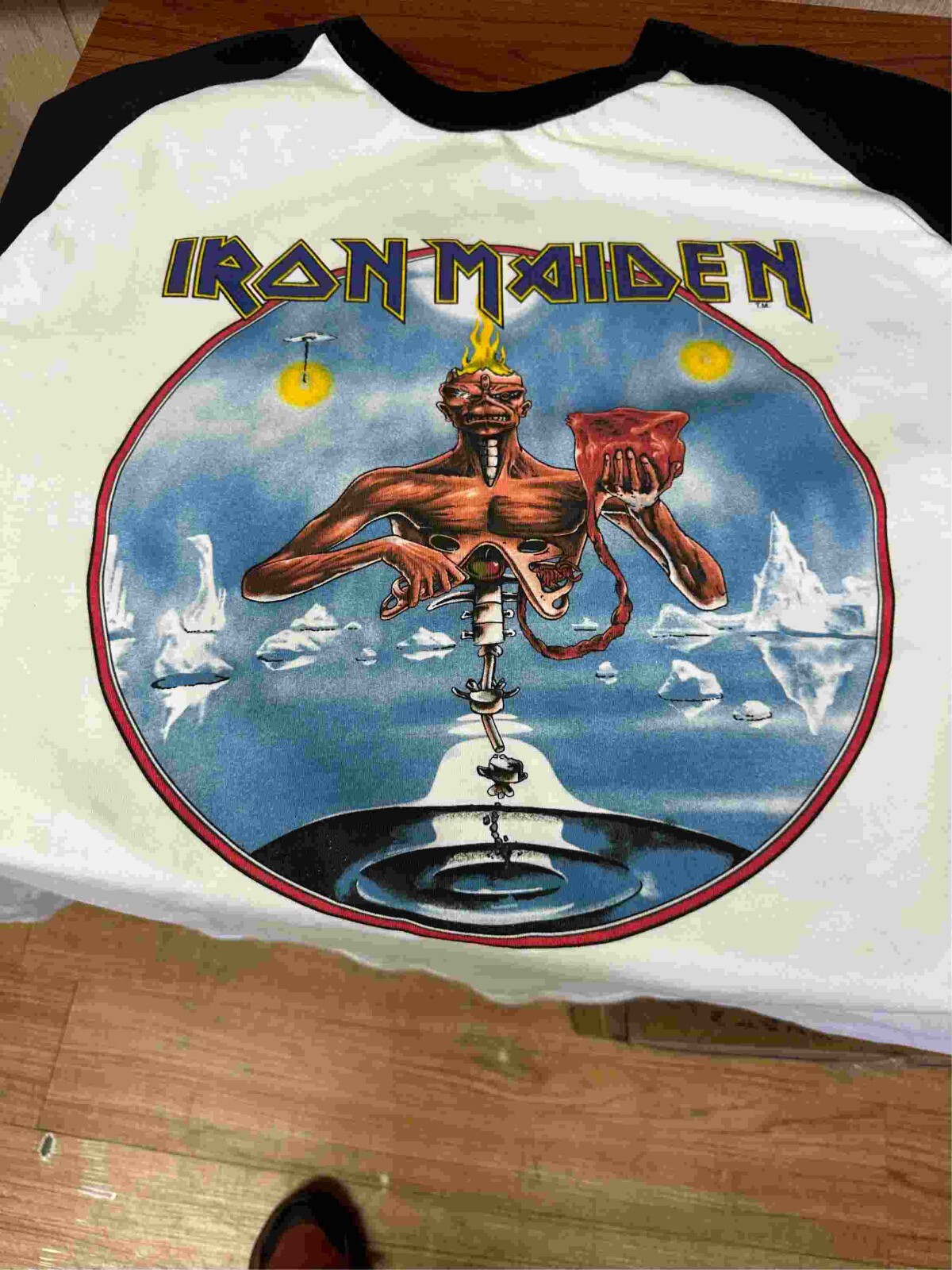 Iron Maiden European Tour 1988 Seventh Son of a Seventh Son Raglan S to 3XL gallery