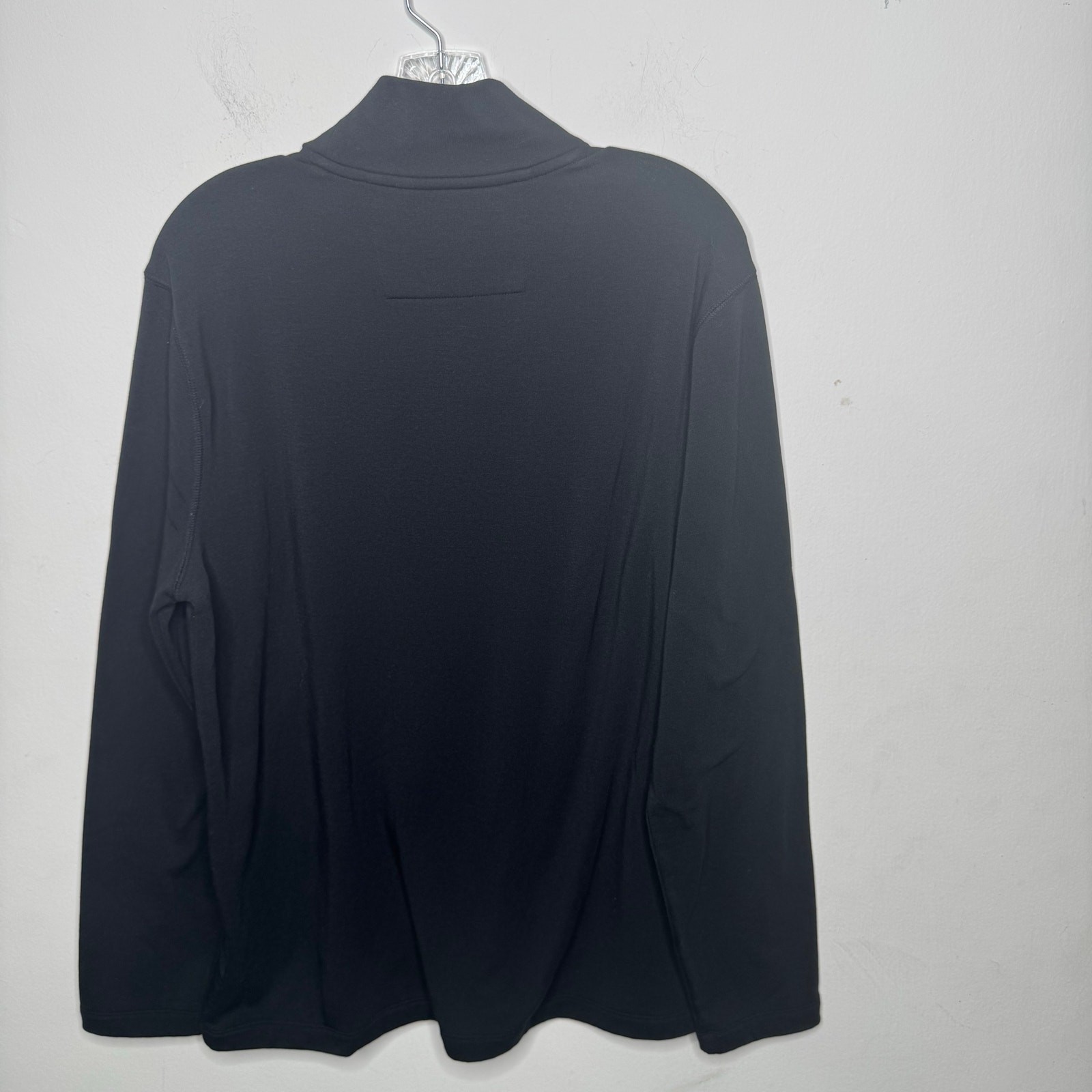 Banana Republic Polartec Black Long Sleeve Mock Neck Top Men’s Large Warm gallery