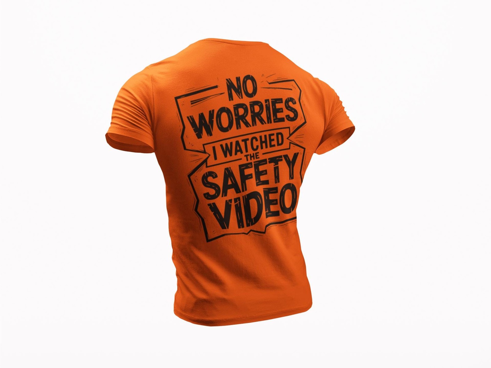 Jobsite Safety Humor T-Shirt - 'I Watched Safety Video' - Funny Work Safety gallery
