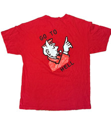 Superrradical Go To Hell Red Medium Shirt Tyler Grosso Streetwear Supreme Hype