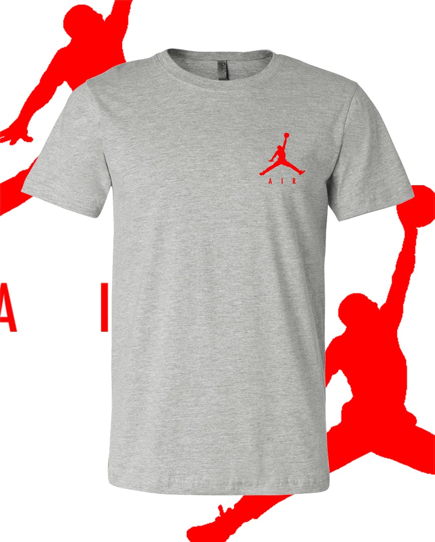 Men's Basketball AIR RED LC MJ Sports T-Shirt Tee Fast Ship!! gallery