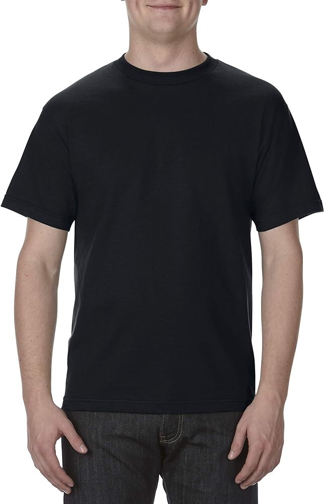 6 PACK ALSTYLE APPAREL MENS PLAIN SHORT SLEEVE T SHIRT 1301 SIZE MEDIUM BLANK gallery