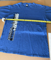 Vintage Marithe Francois Girbaud T-Shirt XL Blue Logo Streetwear Y2K