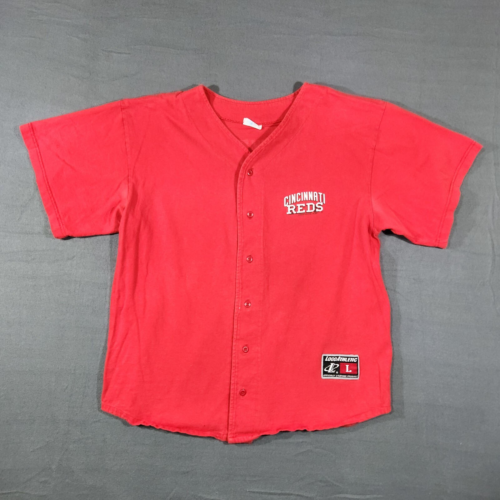 Vintage Ken Griffey Jersey Mens Size Large Reds Logo Athletic MLB Baseball gallery