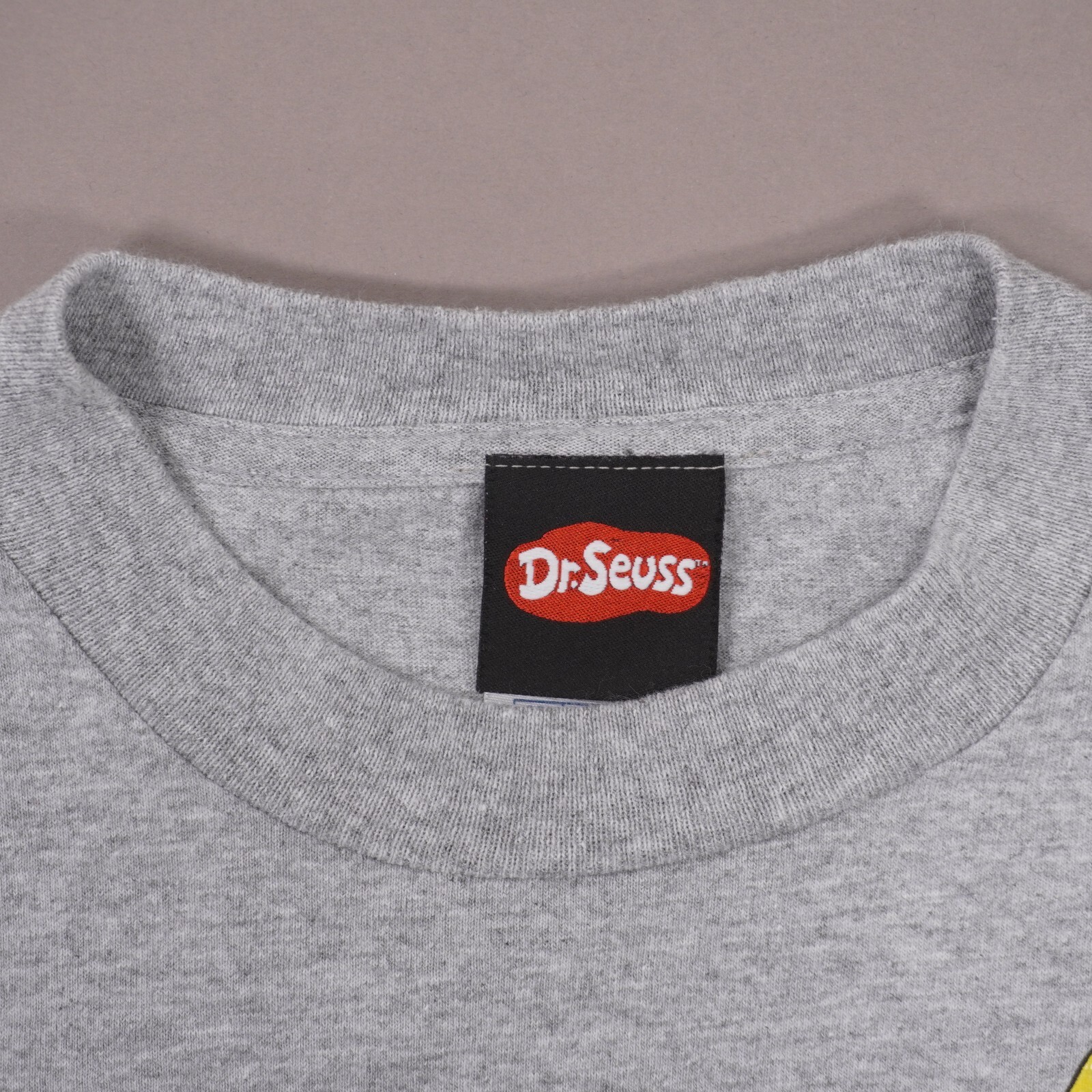 Vintage Grinch Whoville Christmas Dr Seuss AOP T Shirt Mens Large Gray Delta EUC gallery