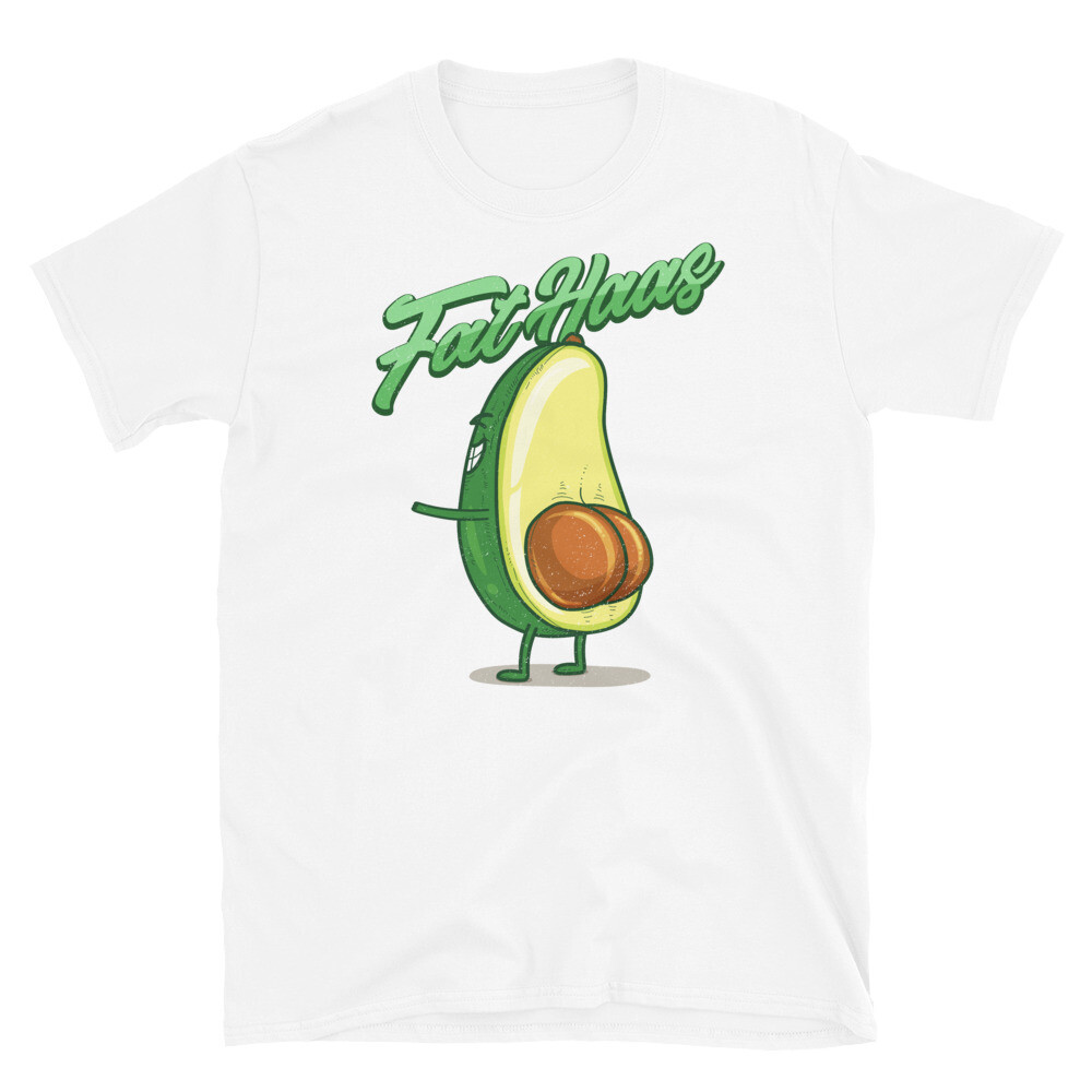Funny Kawaii Millennial Guacamole Avocado Fat Hass Short-Sleeve Unisex T-Shirt