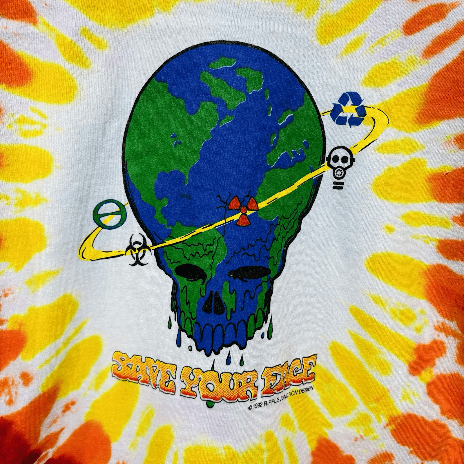 New Unworn Vintage Grateful Dead Band T Shirt 1992 Ripple Junction 90s Tie Dye gallery