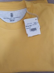 495$ BRUNELLO CUCINELLI MENS COTTON JERSEY T-SHIRT SZ:US S/48EU.Made In Italy