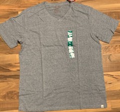 UNIONBAY (XL) Young Men’s Light Weight V-Neck Short Sleeve Tee TShirt Gray Alkal