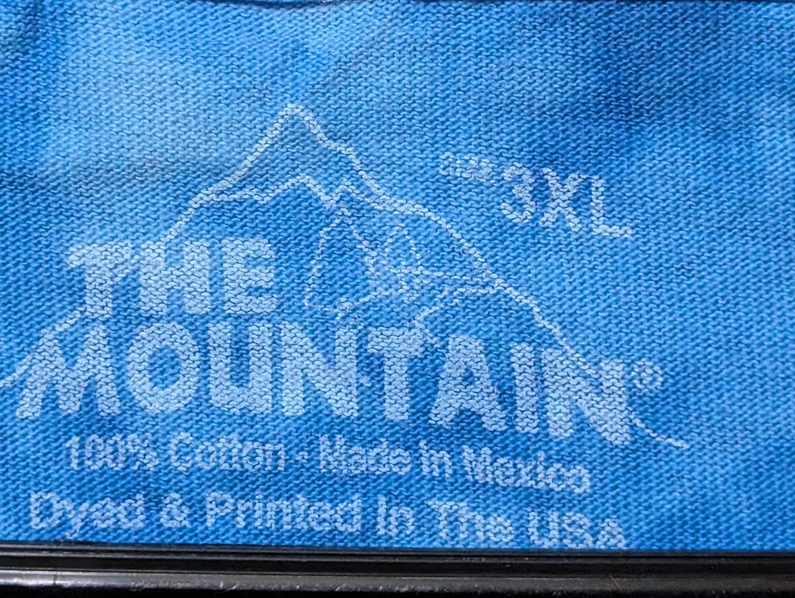 The Mountain Mens T-shirt Blue Island Tree Nature Retired Logo 3XL #3018 NWOT gallery