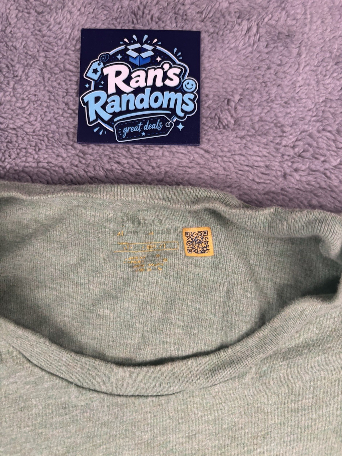 Polo Ralph Lauren Men's XL Green Cotton Crew Neck Short Sleeve Logo T-Shirt gallery