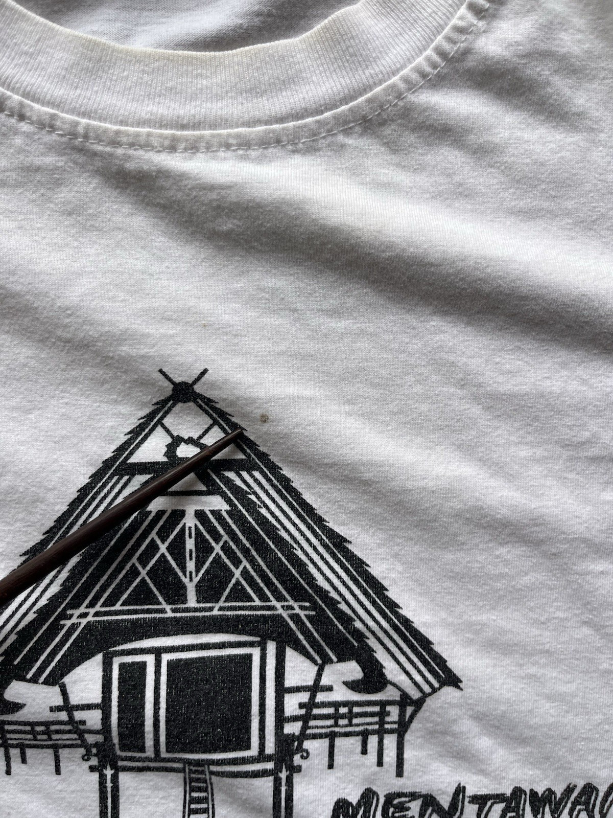 Men's Sumatra T-Shirt White Indonesia Logo L Surf Beach Holiday Import Trip Gnar gallery