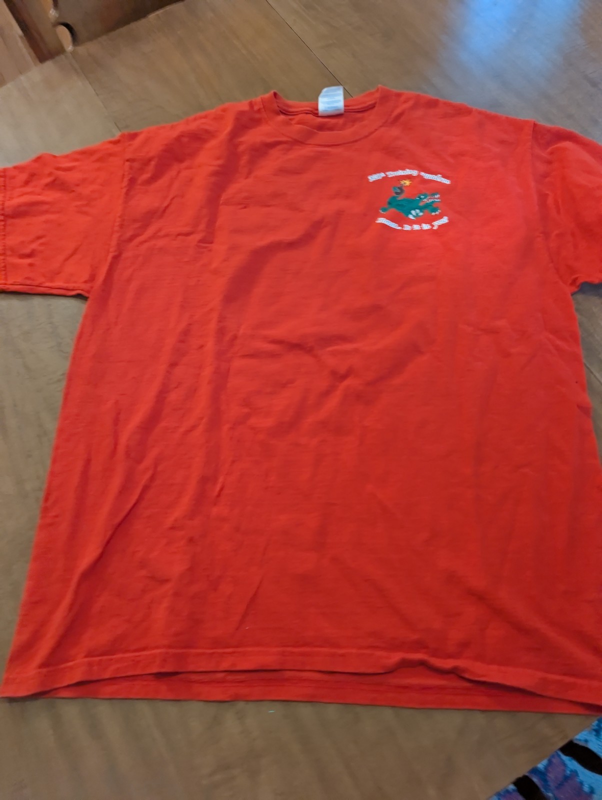 320th Training Squadron Tee Shirt Adult XL The Rock Crocodile Military Red gallery