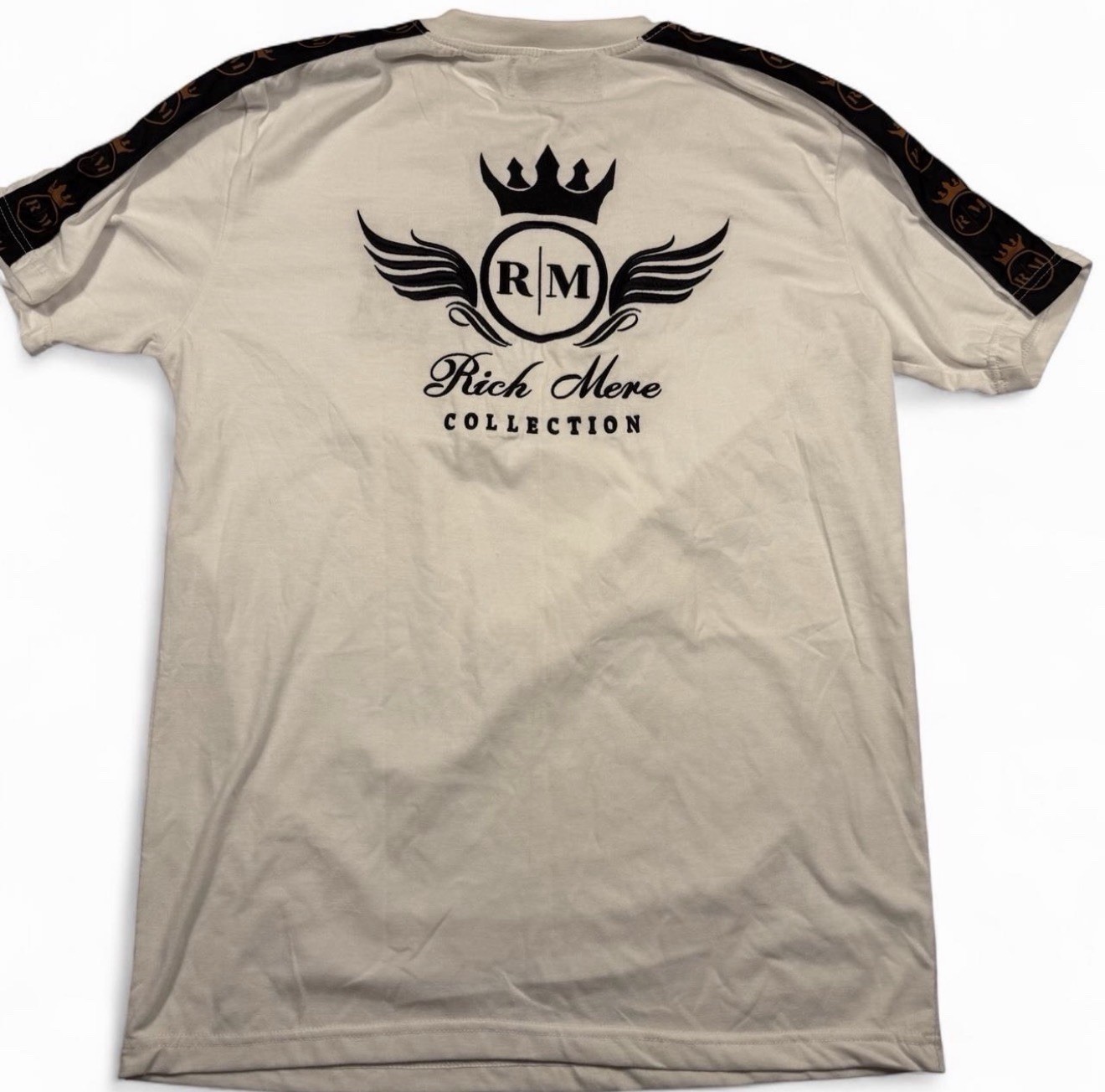 Y2K Rich Mere Collection T Shirt Mens Large White Crown Logo Streetwear gallery