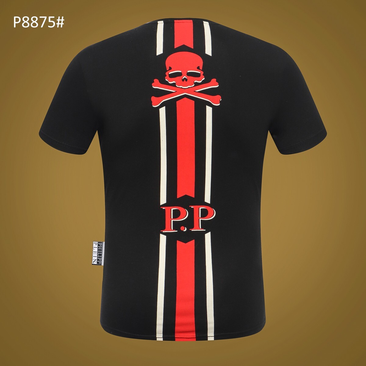 PHILIPP PLEIN TSHIRT PHILIP SKULL RHINESTONE SKULL T-SHIRT POLO SHIRT gallery