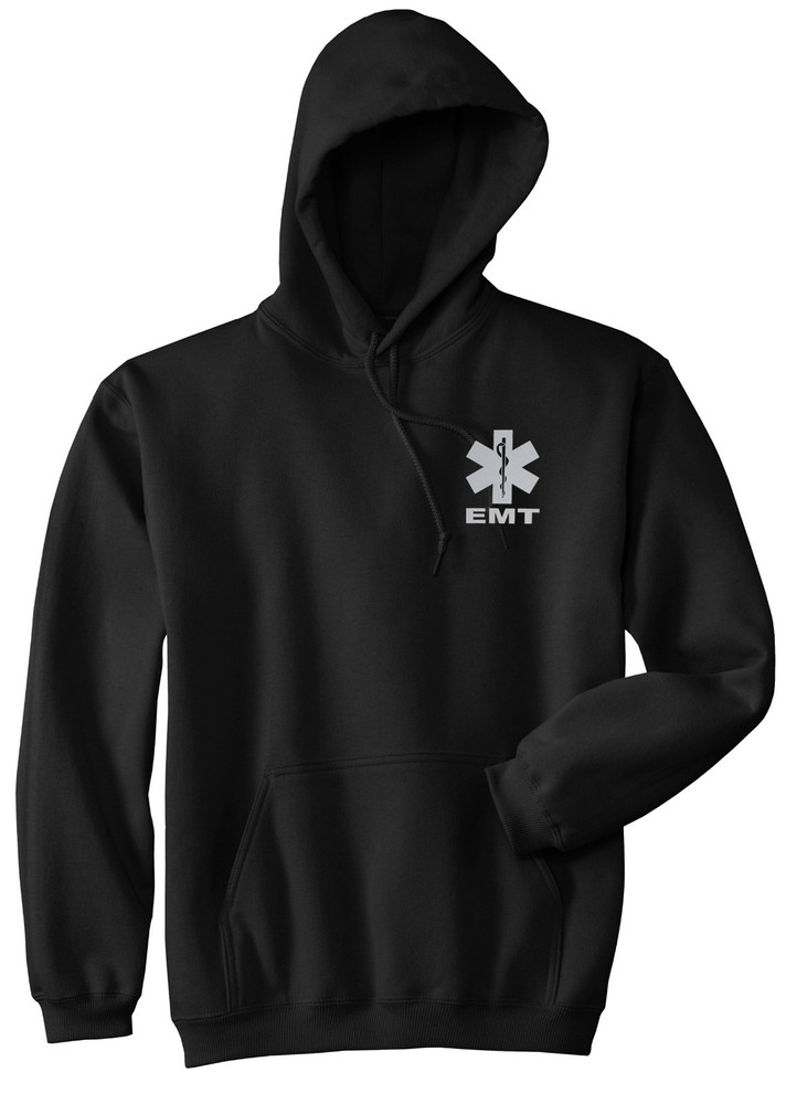EMT hoody, REFLECTIVE logo soft fabric, Medical Emergency, First Responder