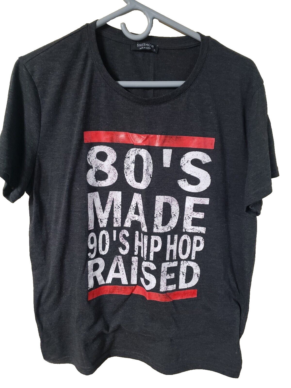 80's Made 90's Hip Hop Raised Apparel Funny Quotes Gift Men's T-Shirt XL gallery